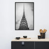 Empire State Building NYC: A Dramatic Framed Poster – Capturing the Iconic Majesty of New York